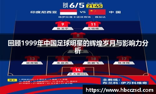 回顾1999年中国足球明星的辉煌岁月与影响力分析